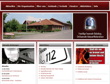 Tablet Screenshot of feuerwehr-mwa.de